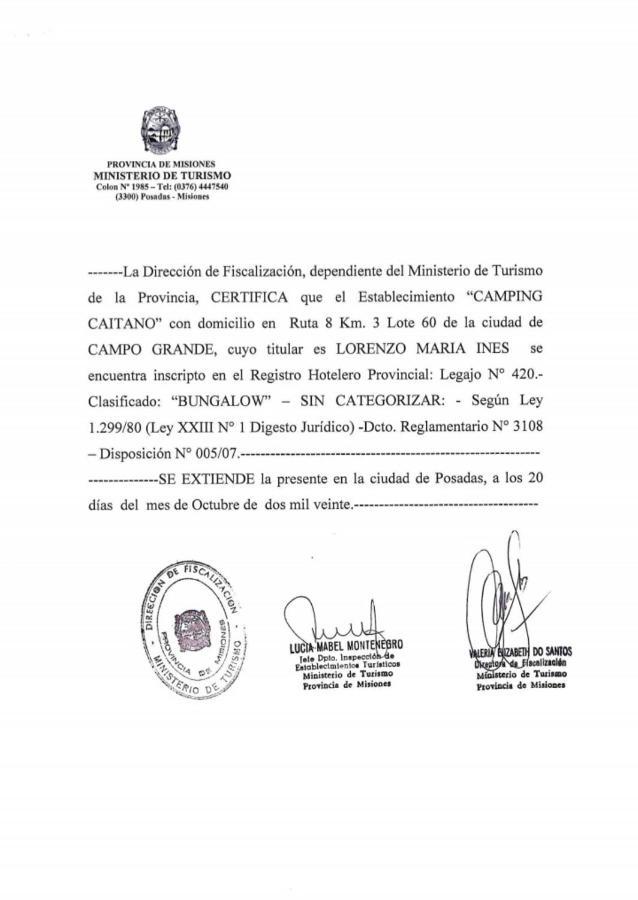 Camping Caitano Hotell Campo Grande  Exteriör bild
